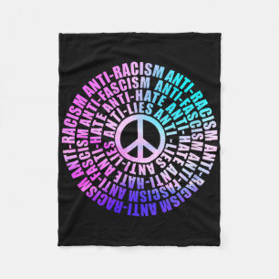 Anti Trump Racisme Fascisme leugens Haat Weerstand Fleece Deken
