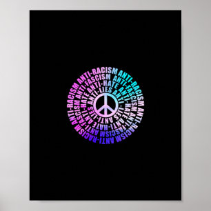 Anti Trump Racisme Fascisme Leugens Haat Weerstand Poster