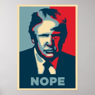Anti-Trump Rally Poster: NIEUW Poster