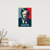 Anti-Trump Rally Poster - Poster NOPE (Keuken)