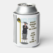 Anti Trump / Rechts waar u lang bent, Blikjeskoeler (Blikje Achterkant)