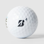Anti Trump / Rechts waar u lang bent, Golfballen (Logo)