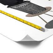 Anti Trump / Rechts waar u lang bent, Poster (Hoek)