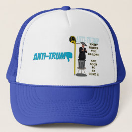 Anti-trump / Rechts waar u lang bent, Trucker Hat Pet