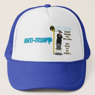 Anti-trump / Rechts waar u lang bent, Trucker Hat Pet