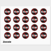 Anti-Trump-resistentie Ronde Sticker (Vel)