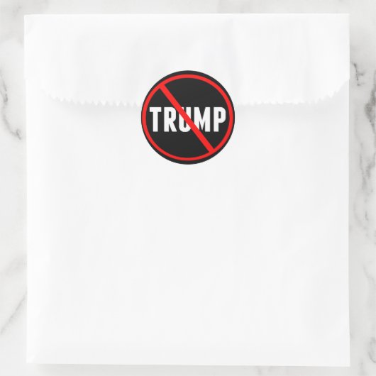 Anti-Trump-resistentie Ronde Sticker (Tas)