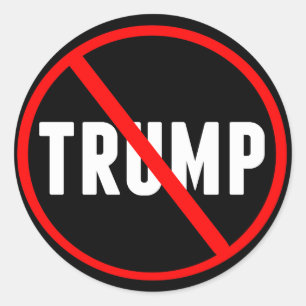 Anti-Trump-resistentie Ronde Sticker