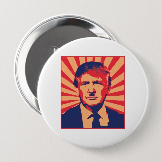 Anti-Trump Ronde Button 4,0 Cm (Voorkant /achterkant)
