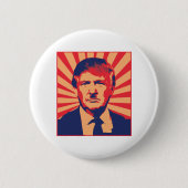 Anti-Trump Ronde Button 5,7 Cm (Voorkant)