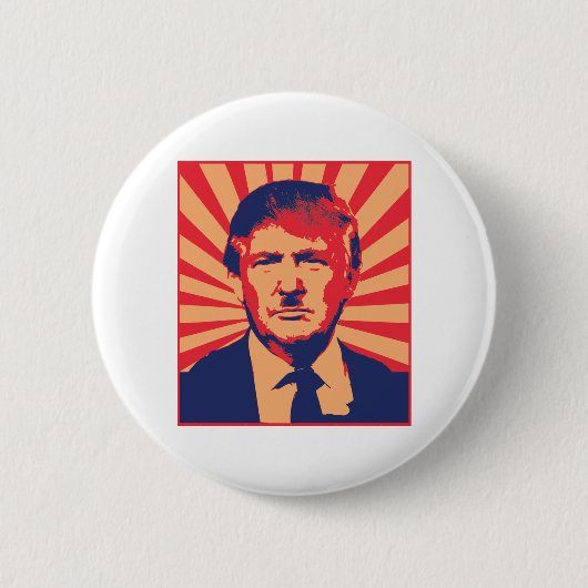 Anti-Trump Ronde Button 5,7 Cm (Voorkant)