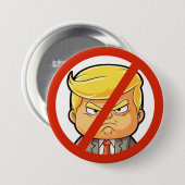 Anti-Trump Ronde Button 7,6 Cm (Voorkant /achterkant)