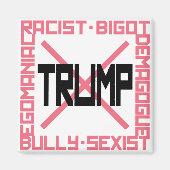 Anti-Trump Roze Magneet (Voorkant)