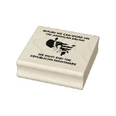 Anti Trump Rubber Stamp Rubberstempel (Stempel)