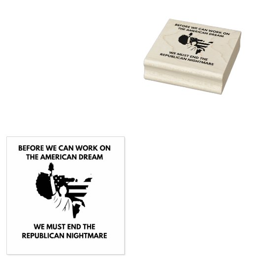 Anti Trump Rubber Stamp Rubberstempel (Gestempeld)