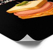 Anti Trump Sandwich Bord Grappig Donald  Poster (Hoek)