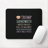 Anti Trump Sandwich Bord Grappig Muismat (Met muis)