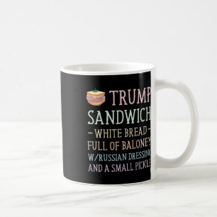 Anti Trump Sandwich teken grappig Koffiemok
