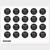 Anti Trump Sandwich teken grappig Ronde Sticker (Vel)