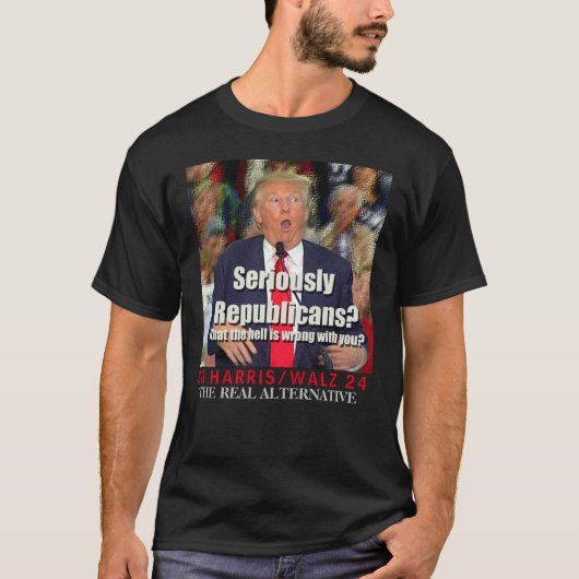 Anti-Trump Serieus Republikeins T-shirt (Voorkant)