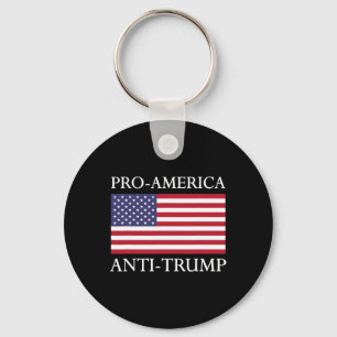 Anti-Trump Shirt - Amerikaanse vlag verzet zich Sleutelhanger