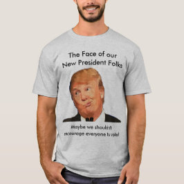 Anti-trump-Shirt, het gezicht van het nieuwe Presi T-shirt