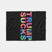 Anti Trump-Shirten Fleece Deken (Voorkant (Horizontaal))