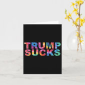 Anti Trump-Shirten Kaart (Gele Bloem)