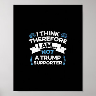 Anti Trump-shirts en cadeaus Poster