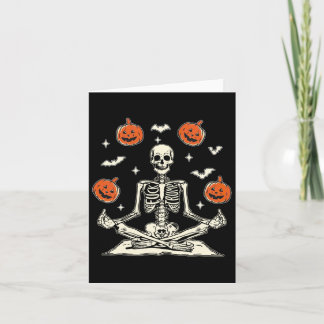 Anti Trump Skelet Halloween Lange Mouwen  Kaart