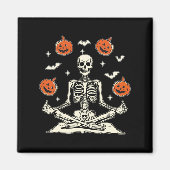 Anti Trump Skeleton Halloween Long Sleeve  Magneet (Voorkant)