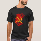 Anti-Trump Sovjetvlag Hammer en Sickle T-shirt (Voorkant)