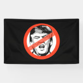 Anti-Trump Spandoek (Horizontaal)