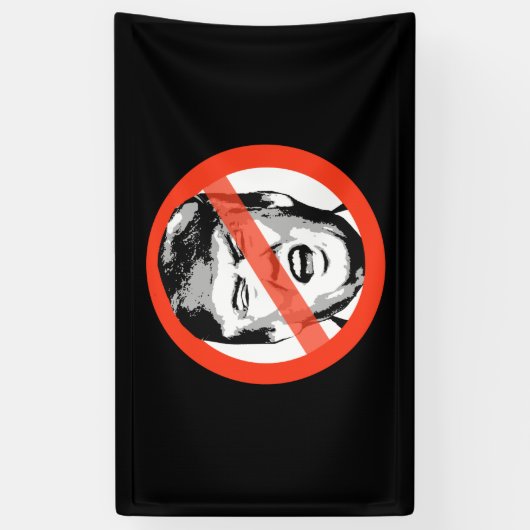 Anti-Trump Spandoek (Verticaal)