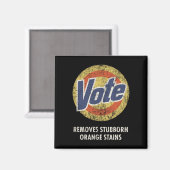Anti-Trump Stem Wasmiddel Fun  Magneet (Voorkant / Achterkant)