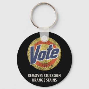 Anti-Trump Stem Wasmiddel Fun  Sleutelhanger