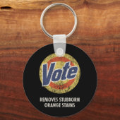 Anti-Trump Stemmen Detergent Fun  Sleutelhanger (Voorkant)