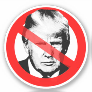 Anti Trump Sticker