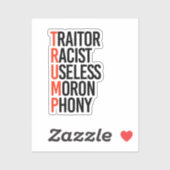 Anti-Trump Sticker (Vel)