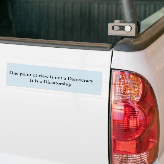 anti-Trump-sticker Bumpersticker (Op Truck)
