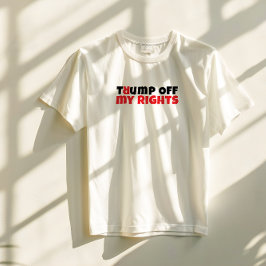 Anti Trump studentenprotest slogan rood elegant Tri-Blend Shirt