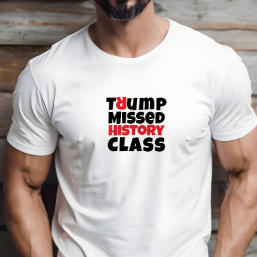 Anti-Trump studentenprotest slogan rood zwart T-shirt