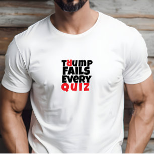 Anti-Trump studentenprotest slogan rood zwart T-shirt