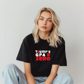 Anti-Trump studentenprotest slogan rood zwart Tri-Blend Shirt