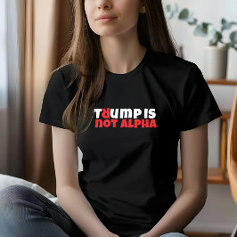Anti-Trump studentenprotestslogan rood elegant Tri-Blend Shirt