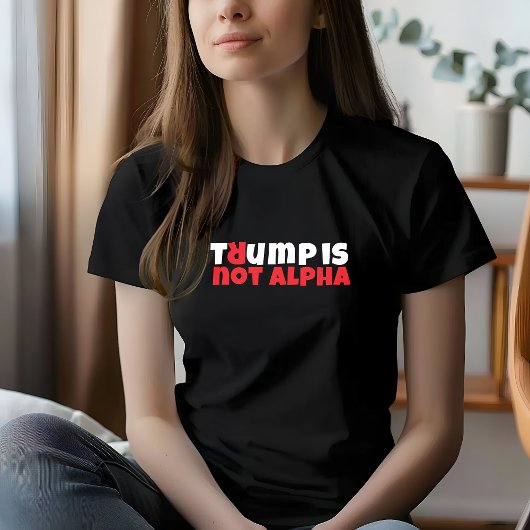 Anti-Trump studentenprotestslogan rood elegant Tri-Blend Shirt