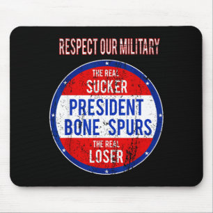 Anti trump sukkel we respecteren onze militairen A Muismat