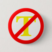 Anti-Trump Symbol Button (Voorkant)