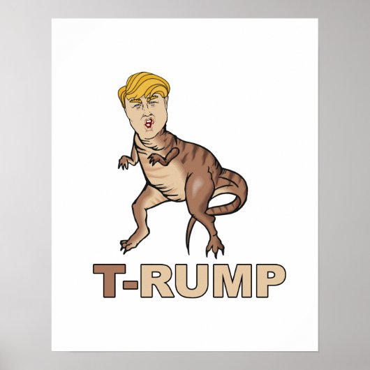 Anti-Trump - T-RUMP - Anti-Trump - Poster (Voorkant)