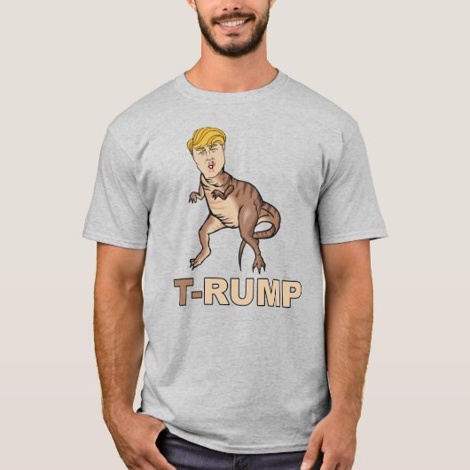 Anti-Trump - T-RUMP - Anti-Trump - T-shirt (Voorkant)